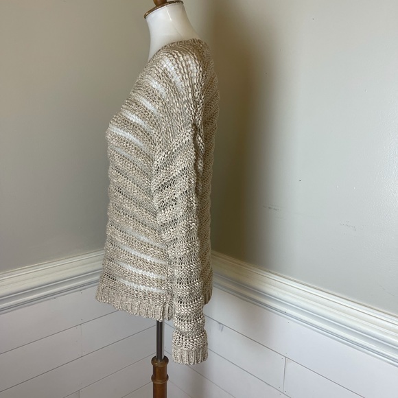 Forever 21 Open Knit Sweater M FREE SHIP - Picture 4 of 5